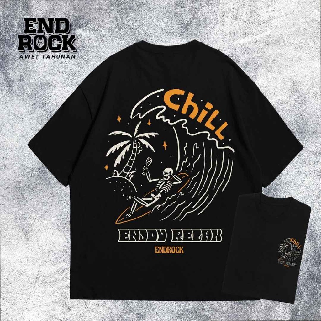 Kaos Oversize Original Endrock Tema Enjoy Relax