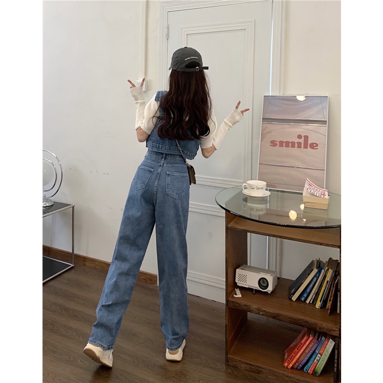 Jeans Set Wanita  (Atasan  + Pants)