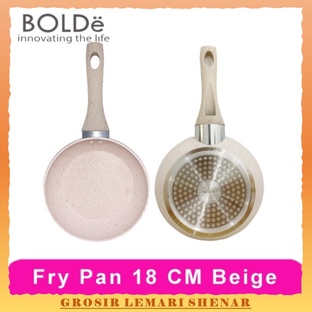 TEFLON FRYPAN BOLDE ANTI LENGKET 18CM ORIGINAL WAJAN KERAMIK