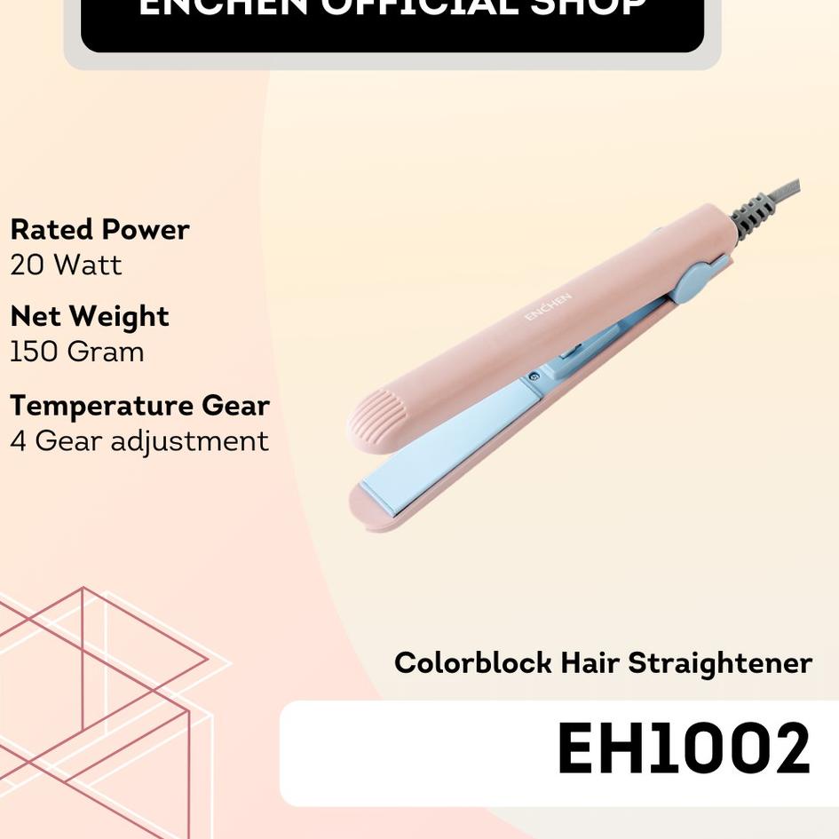 ➫ Enchen EH1002 Colorblock Hair Straightener/Catokan Rambut ➹