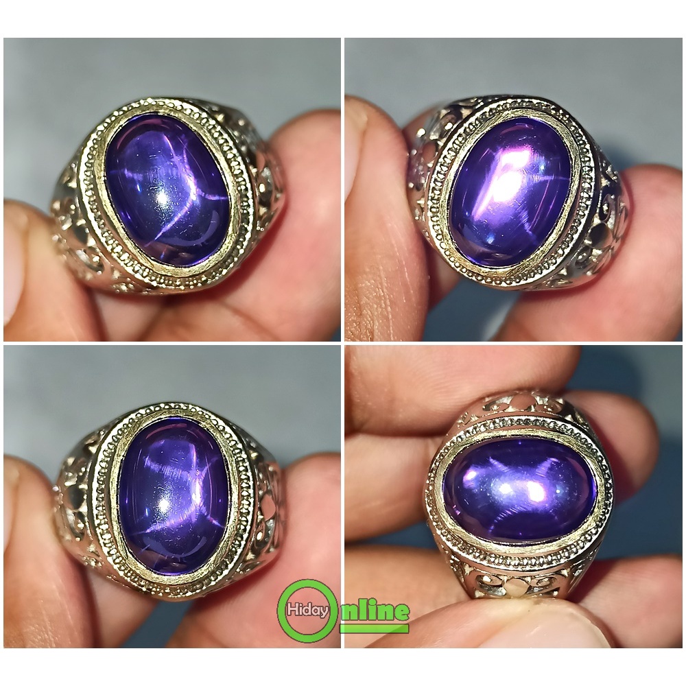 CINCIN PERMATA KING SAFIR STAR PURPLE
