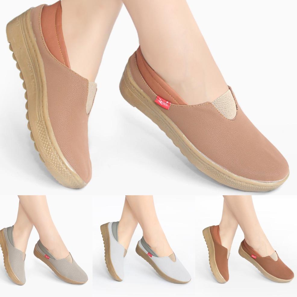 Harga Termurah SEPATU WANITA KOREAN STYLE SPATU CEWEK KEKINIAN FLATSHOES AH039