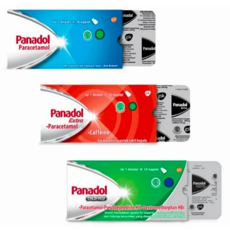 Panadol Biru Merah Hijau