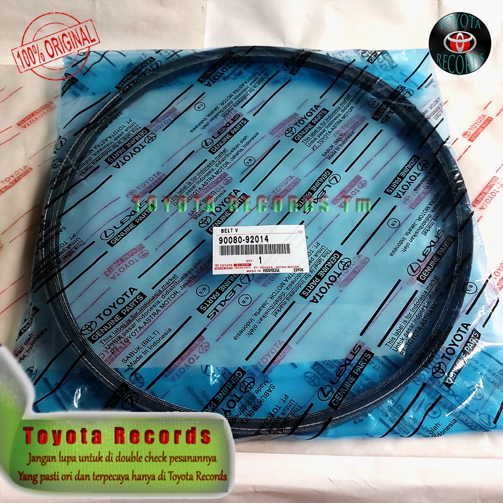 Tali Kipas Fan Belt Kijang Kapsul Kijang Grand Original Toyota 90080-92014