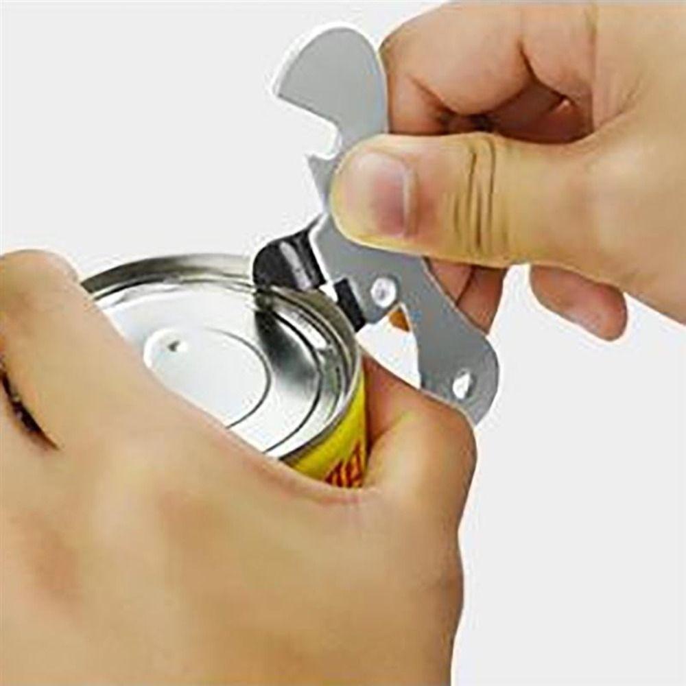 [Elegan] Pembuka Kaleng Stainless Steel Manual Home Botol Wine Beer Jar Opener