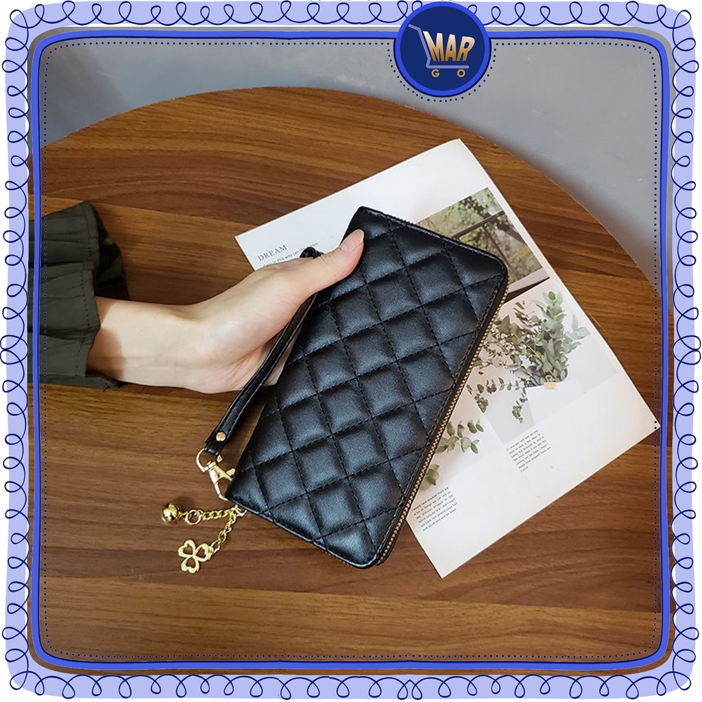 DOMPET PANJANG hitam resleting dompet import dompet wanita resleting