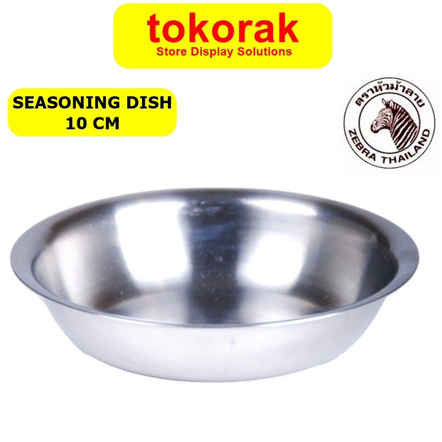 ZEBRA SEASONING DISH 10 CM HI CR 222010 PIRING BUMBU TEMPAT SAOS KECAP