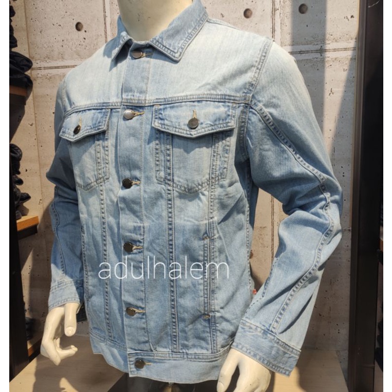 JAKET PANJANG PRIA DENIM MEREK EMBA JEANS