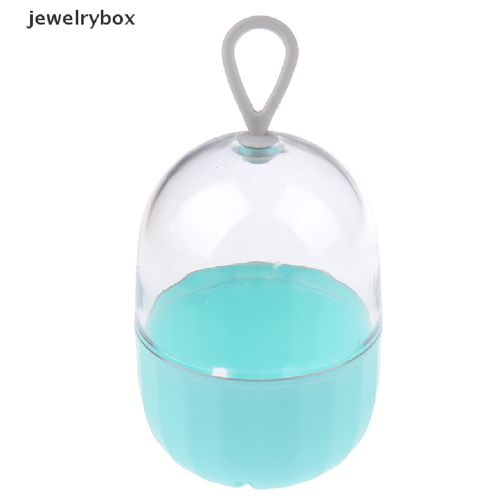 [jewelrybox] 1xbeauty Spons Stand Tempat Penyimpanan Makeup Puff Holder Kosong Kosmetik Pengeringan Kotak Butik