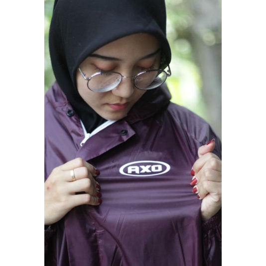 Jas hujan Baju celana AXO Pria dan Wanita Unisex Anti Rembes Dan Elastis ASLI KEBUMEN