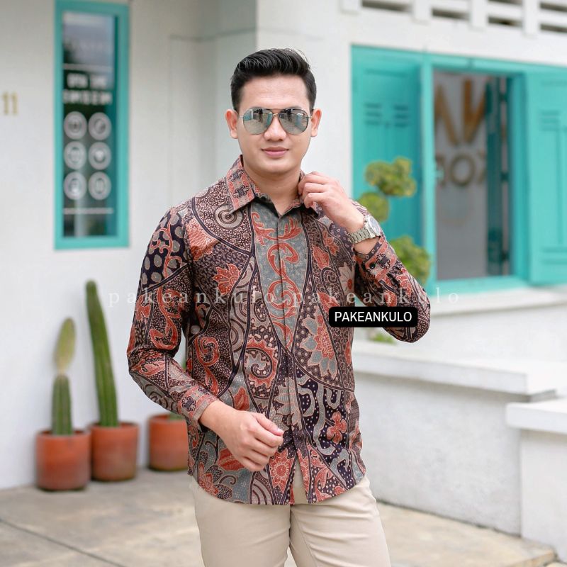 Batik Premium Pria Slimfit || Motif Gibran