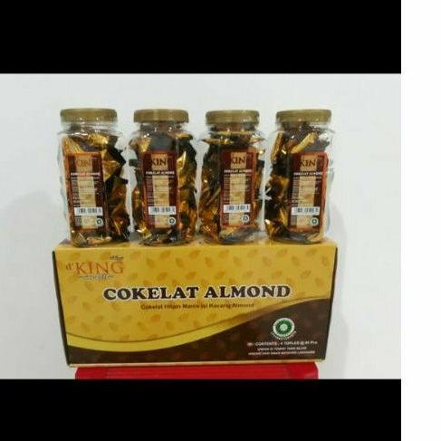 

♠ coklat almond Bonibol per dus isi 4 toples ➾