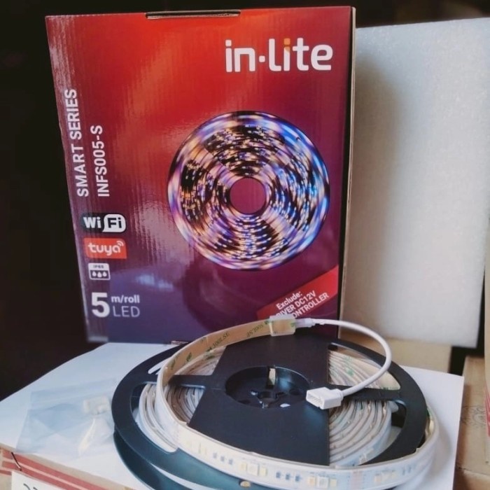 Smart Wifi Led Flexi Strip Rgb 5M Infs005-S5M Ip 65 - Inlite