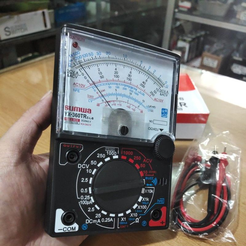 SUPER HIGH QUALITY ✅ 1 unit AVOmeter Analog SUMWA YX-360TR E-L-B | Alat Multimeter Multitester Multi