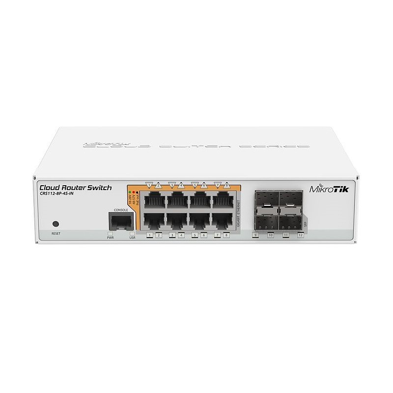 MikroTik CRS 112 8P 4S IN CRS112-8P-4S-IN