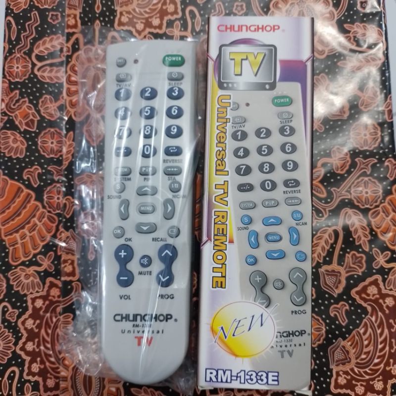 REMOTE TV UNIVERSAL MULTI CHUNGHOP RM-133