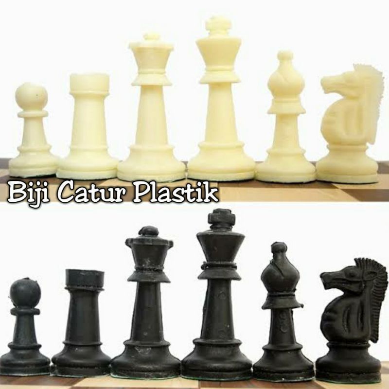 Bidak Buah Catur Plastik Standar percasi