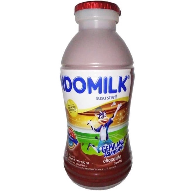 

Indomilk Susu Steril Rasa Coklat Botol 190ml CHOCOLATE ORIGINAL