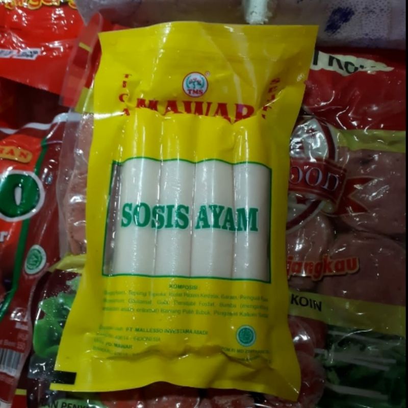 

Sosis sapi sosis ayam mawar mini isi 4