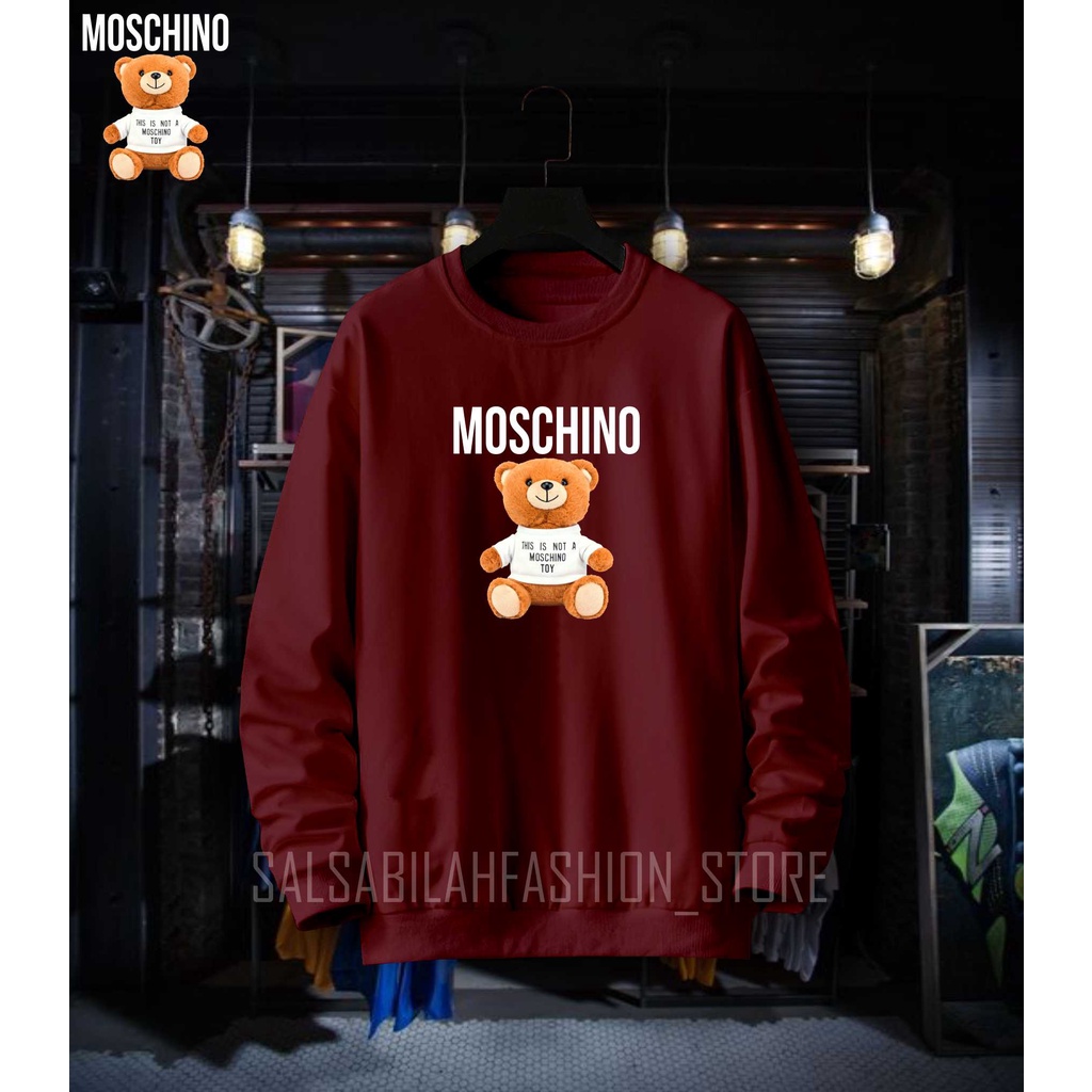 Jaket Sweater crewneck BEAR Best seller pria Wanita text