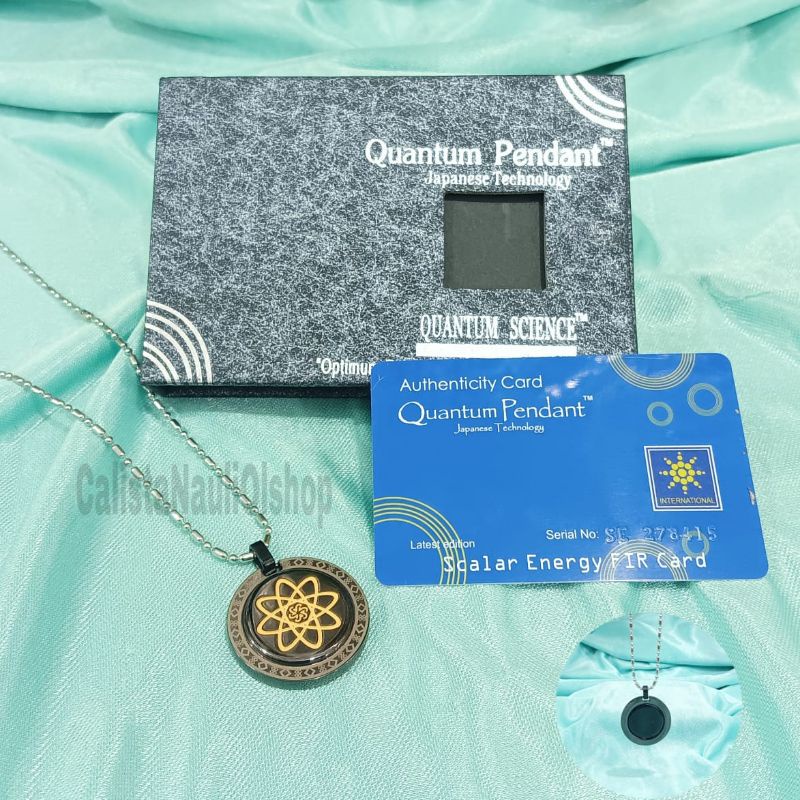 KALUNG KESEHATAN TITANIUM PRIA WANITA SCIENCE MAGNETIC+KOTAK+SERTIFIKAT