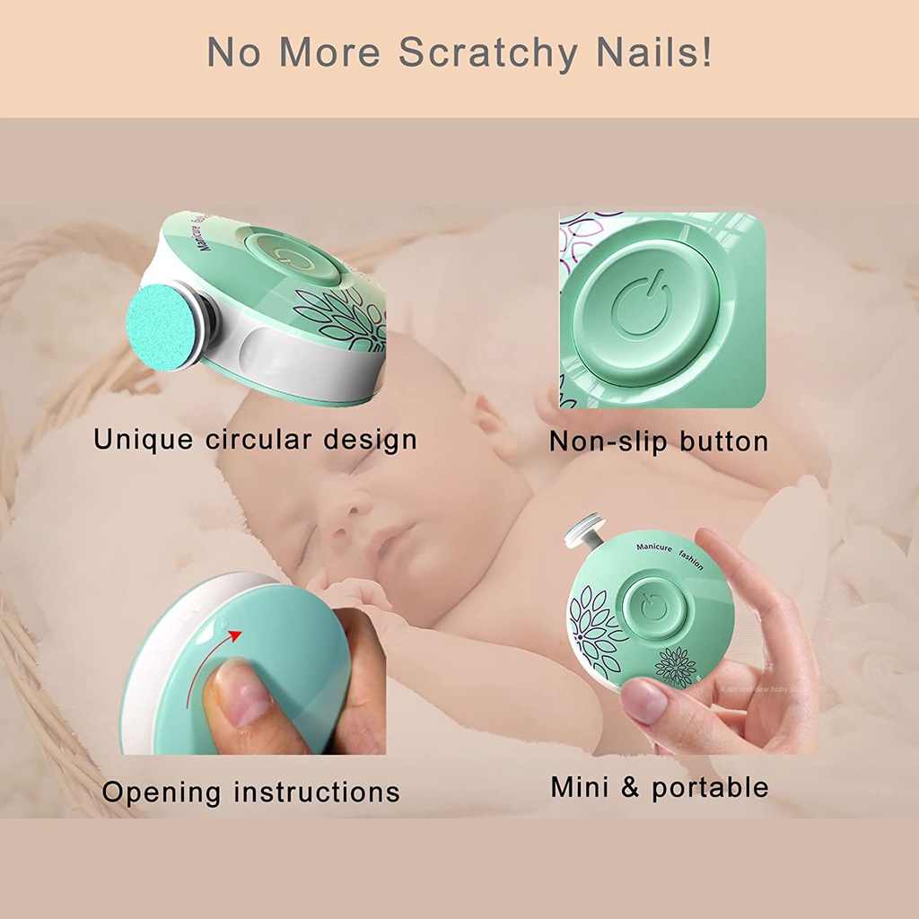 Electric Manicure Baby Anak Alat Pengasah Kuku Gunting Kuku Bayi Manicure Scissors Lady Baby Nail Sharpener