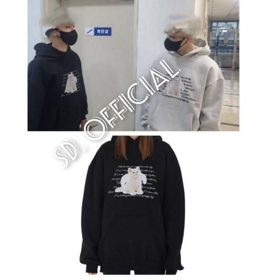 ☻ Jaket Hoodie NCT Jaemin Angel Cat DTF Print ♝