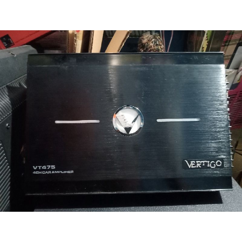power venom VT475 vertigo kondisi 2nd masih segel normal audio mobil