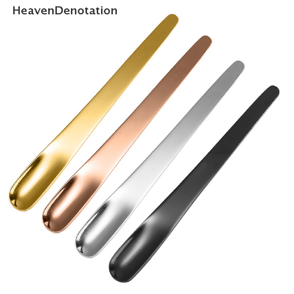 [HeavenDenotation] 1pc Sendok Kopi Stainless Steel Sendok Datar Untuk Dessert Sendok Kopi Kecil HDV