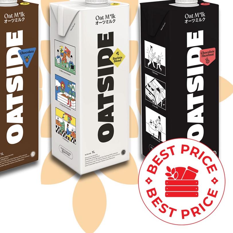 

♟ OATSIDE - SEMUA VARIAN OAT MILK BARISTA BLEND/ CHOCOLATE/ CHOCOLATE HAZELNUT - 1 LITER (ORGANIK, LACTOSE & DAIRY FREE) ✬