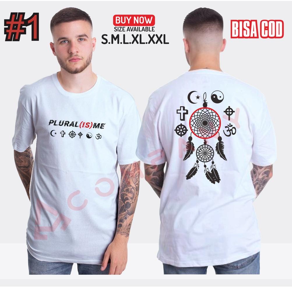 🆒 KAOS BAJU TSHIRT MURAH PLURALISME MEMBUNUH BAPHOMET TOLERANSI AGAMA INDONESIA