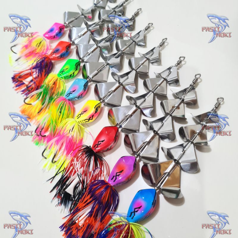umpan toman sleter 4 propeller / slaish bait 4 kipas