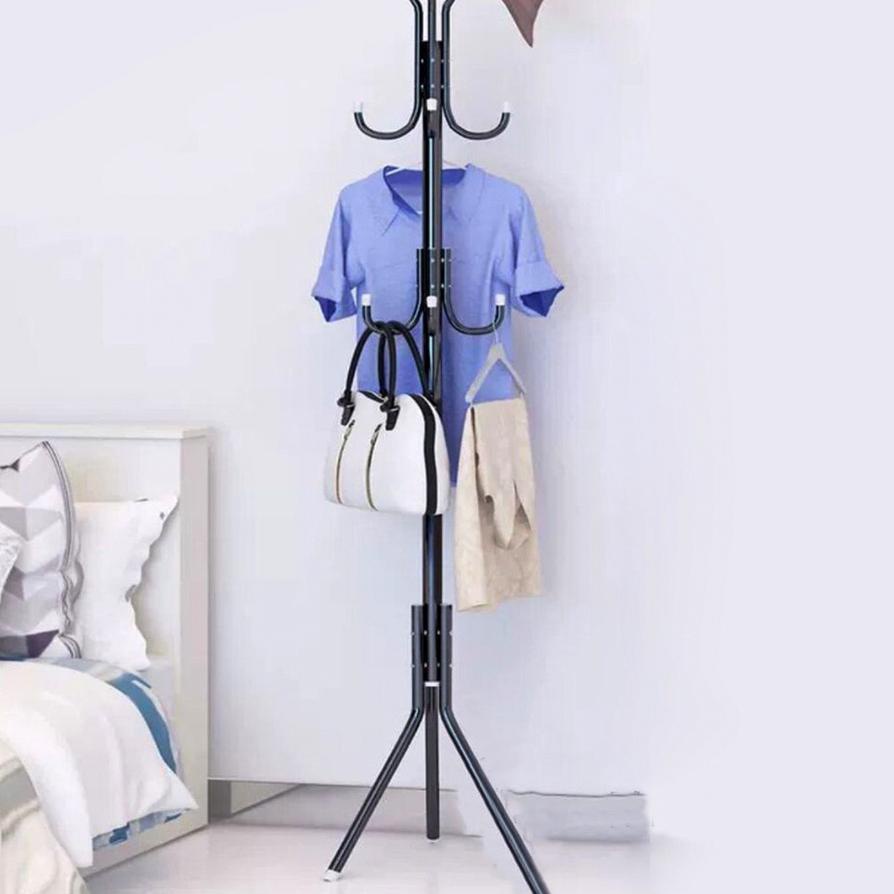 ➭ Gantungan Tiang Baju Gantungan Berdiri Aesthetic Gantung Baju Berdiri Stand Hanger Besi ➼