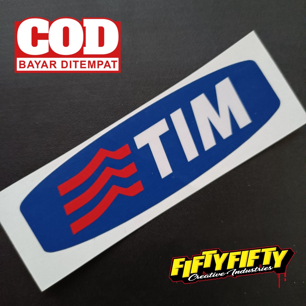 Stiker Print Cut TIM Stiker Printing Laminasi Glossy Stiker Motor Mobil Helm Sudah Membentuk Pola Desain