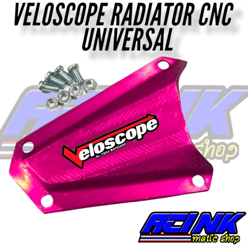 Scop airscop veloscope kecil cover radiator vario pcx adv nmax aerox lexi almunium bonus baut