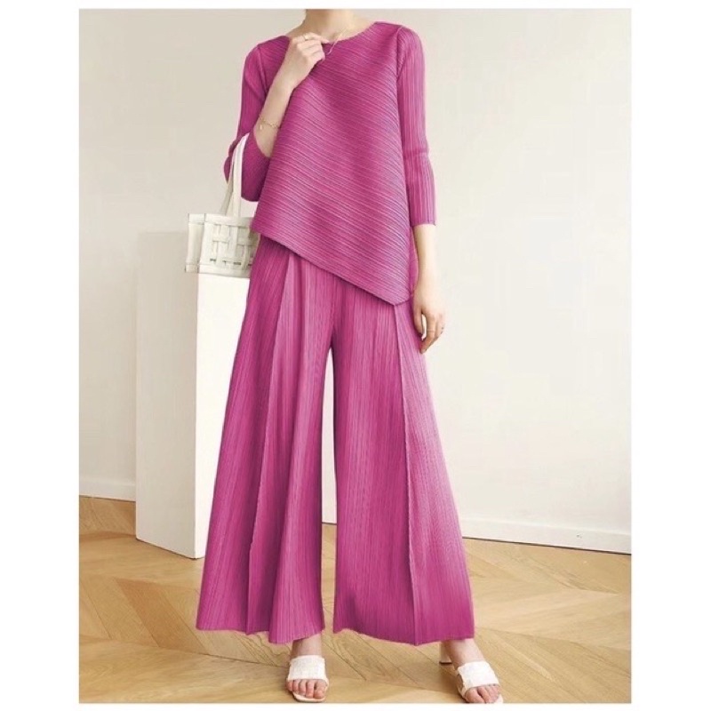 RESTOCK SET PLEATS FARITA STELAN PLEATED SET  PLISKET IMPORT SET NAGITA JUMBO PRISKET