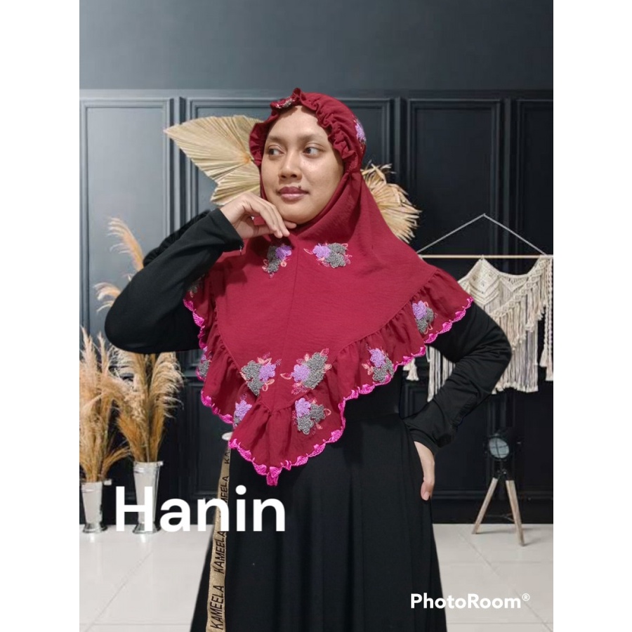 Khimar Hanin Crincle FO hijab