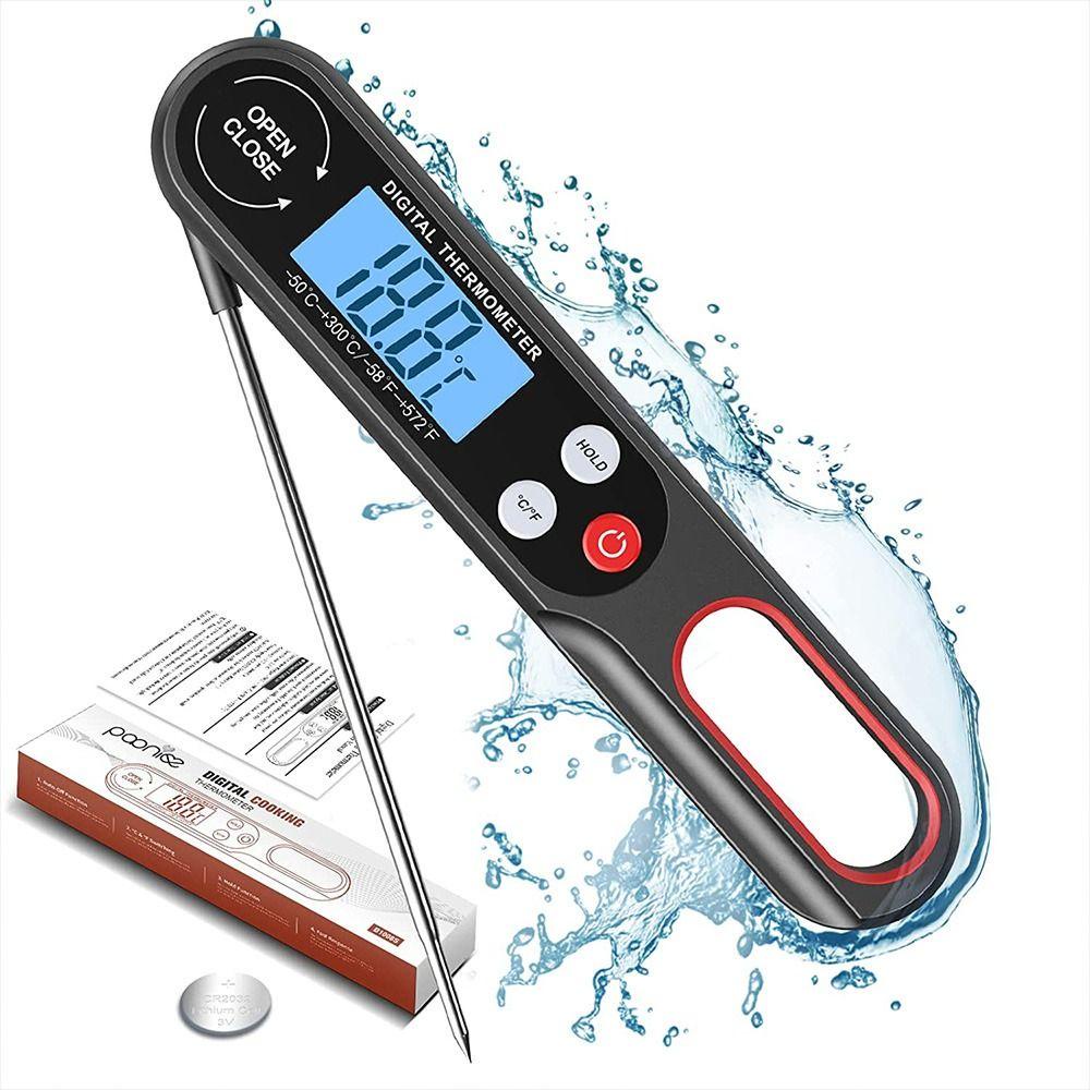 POPULAR Populer Digital Food Thermometer Profesional Untuk Daging BBQ Makanan Minyak Lipat Dapur Pengukur Suhu