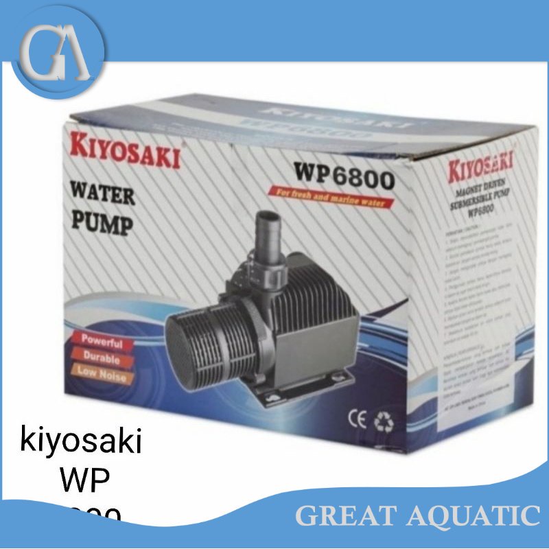 kiyosaki wp 6800 power head pompa celup kolam ikan hias