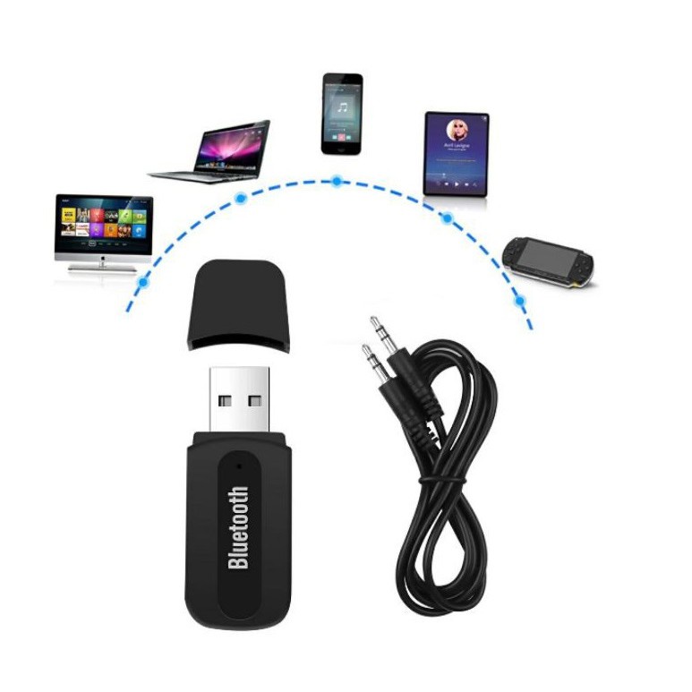 [GROSIR] BLUETOOTH AUDIO RECIEVER MOBIL MUSIK USB WIRELESS ADAPTER KABEL AUX PERANGKAT AUDIO RECEIVER