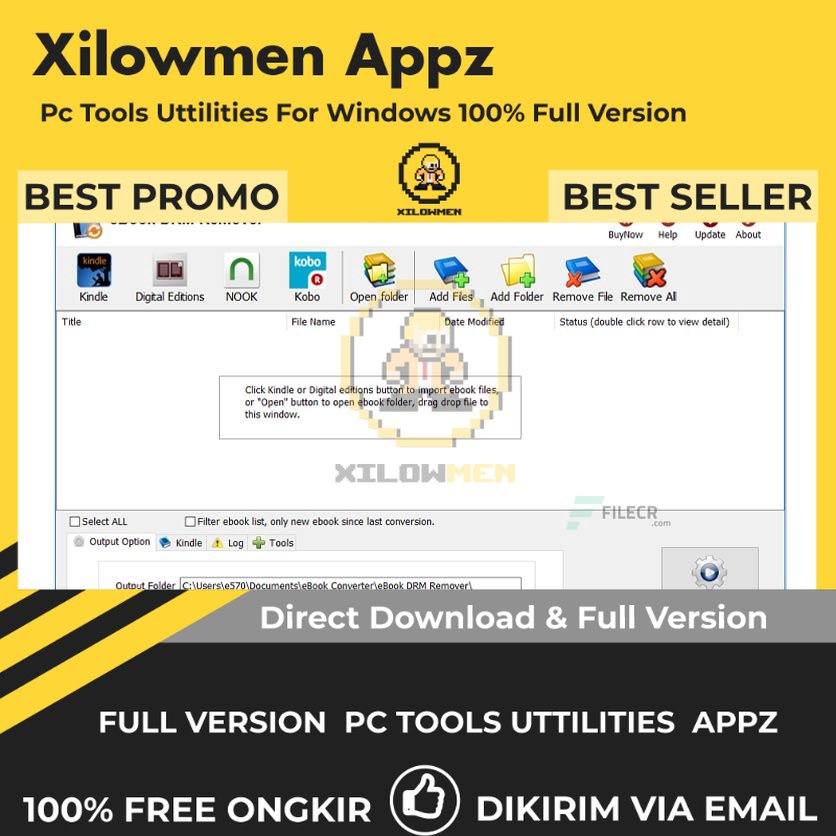 [Full Version] eBook DRM Removal Bundle Pro PC Tools Software Utilities Lifetime Win OS