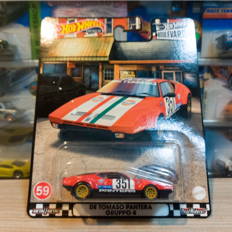 HOT WHEELS DE TOMASO PANTERA GRUPPO 4 - BOULEVARD - PREMIUM