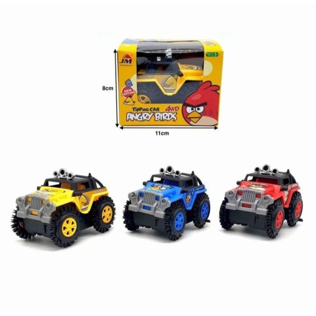 Mainan Mobil Jungkir Balik Mobil Angry Birds Tumbling Mobilan Baterai Anak Laki Laki