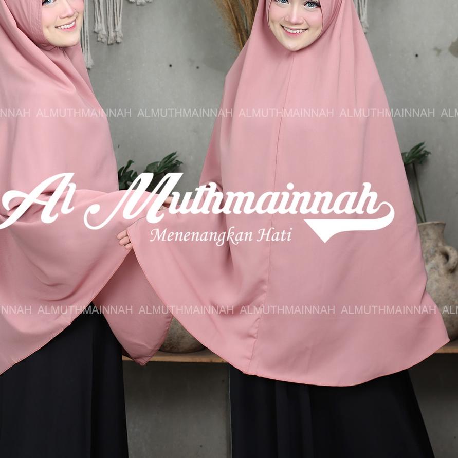 Promo PREMIUM KHIMAR KERUDUNG HIJAB JILBAB WOLFIS WOLPIS ADEM XL - XXL NON PAD SYARI JUMBO BS BUAT S