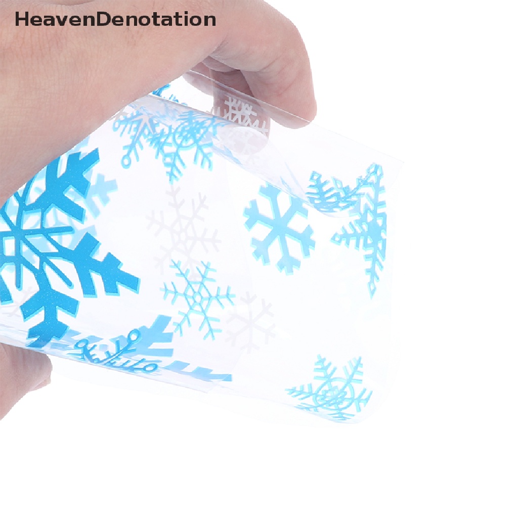 [HeavenDenotation] 100pcs/pack Kantong Plastik Saku Datar Resealable Transparan Self Adhesive Bag HDV