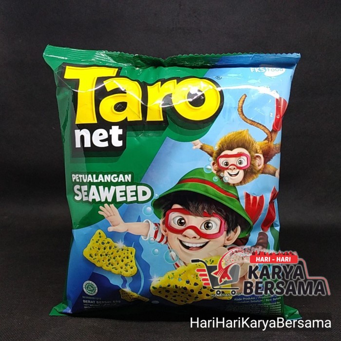 

MAKANAN RINGAN TARO NET SEAWEED 62GR