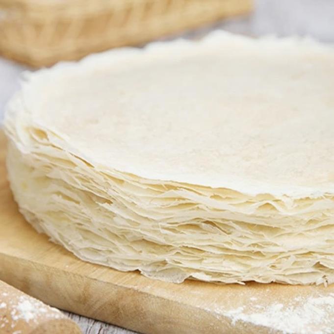 

✨MEGA ⚡ALE✨ Kulit lumpia/kulitmartabak minihalal tipis anti lengket isi 30 lembar/D20cm super anti lengket,halal bisa buat risol