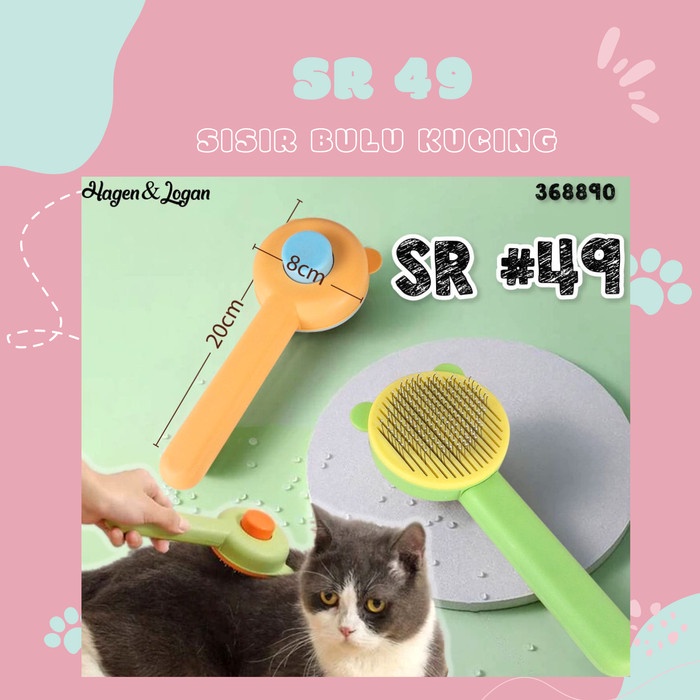 Sisir Bulu Kucing Anjing SR 49