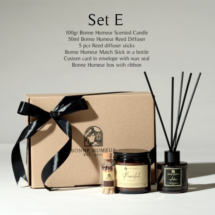 

(COD) Bonne Humeur Gift Set E Paket Hadiah Kado Premium Hampers Merchandise