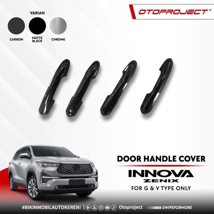 Otoproject Cover Handle Gagang Pintu Innova Zenix (Non Q Type)